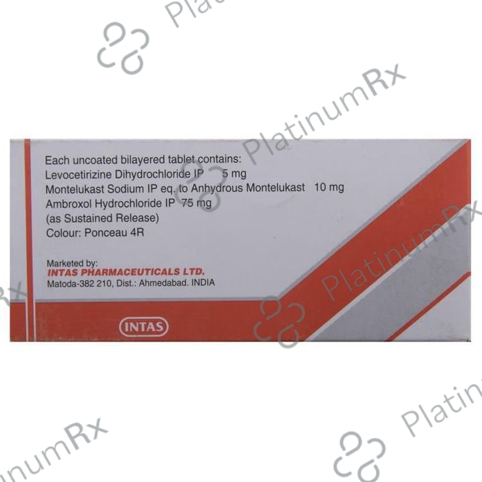 Lukotas HD 75/5/10mg Tablet SR 10s