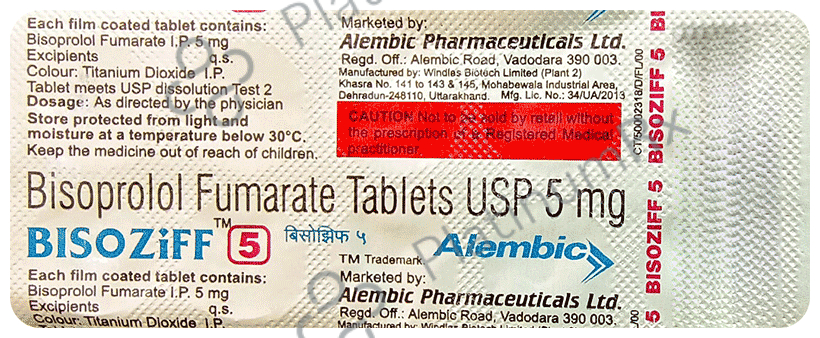 Bisoziff 5mg Tablet 10s