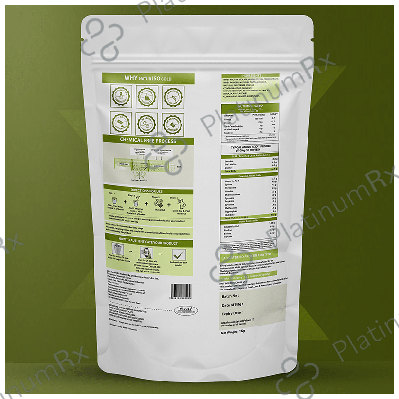 XLR8 Sports Nutrition Natur Iso Gold Powder Chocolate 1 kg