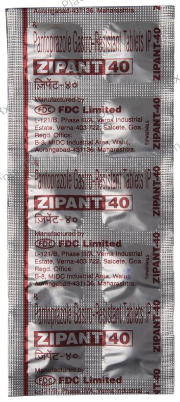 Zipant 40 Tablet 10 Tablet