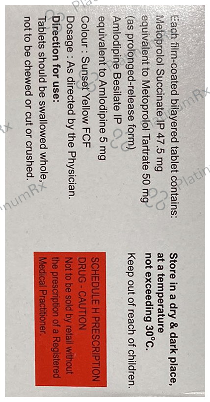 Amlong MT 50mg Tablet PR 15s