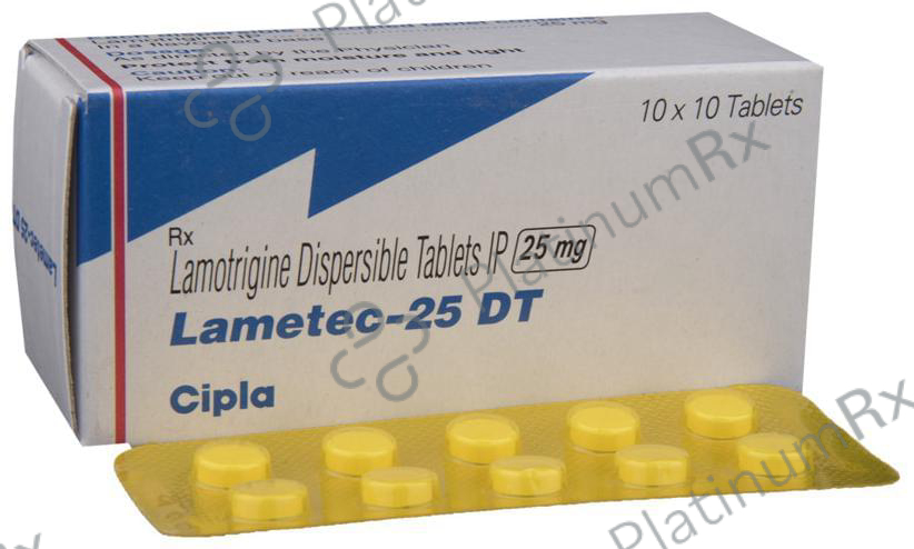 Lametec DT 25mg Tablet 10s