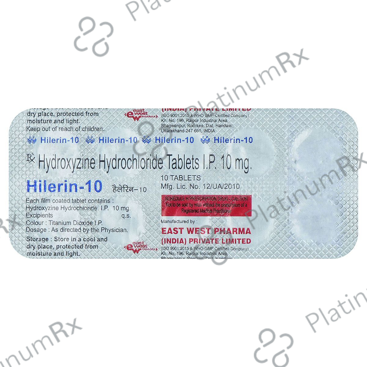 Hilerin 10mg Tablet 10s