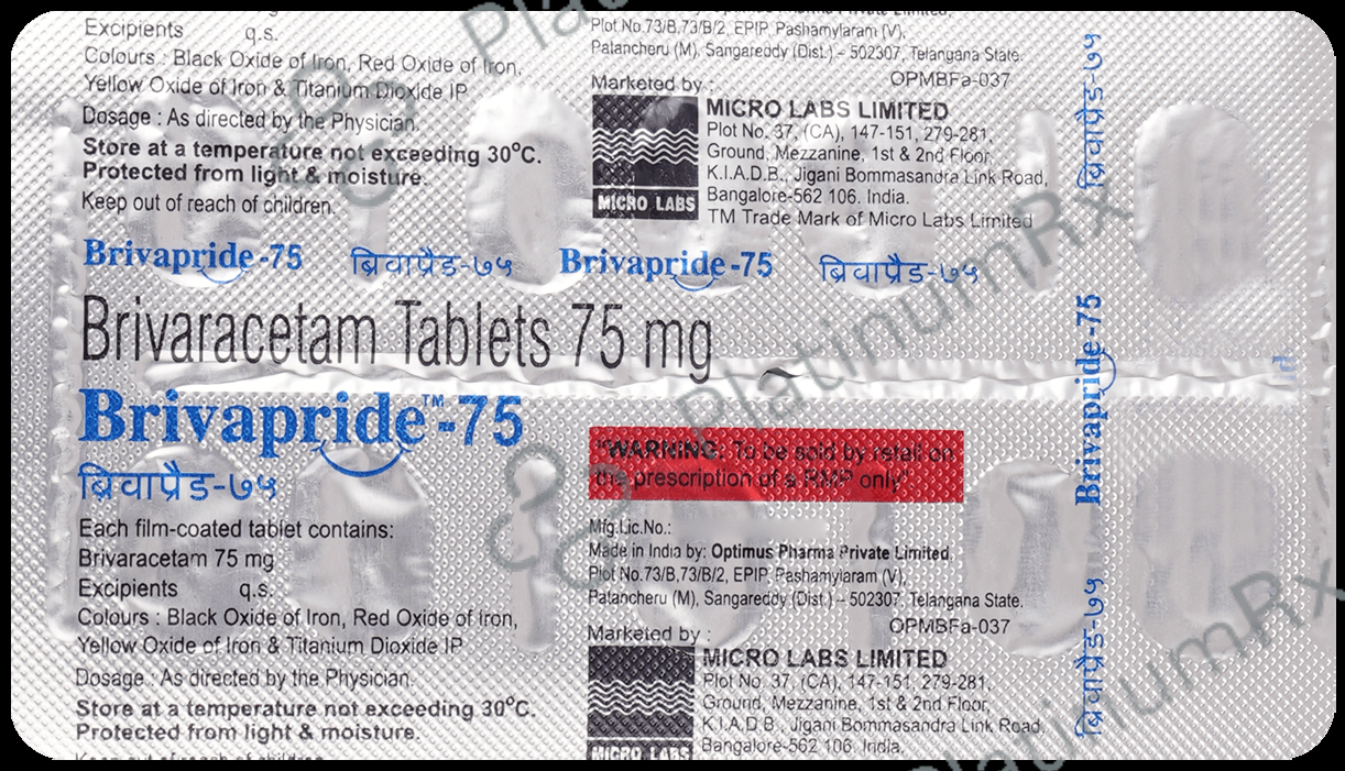 Brivapride 75mg Tablet