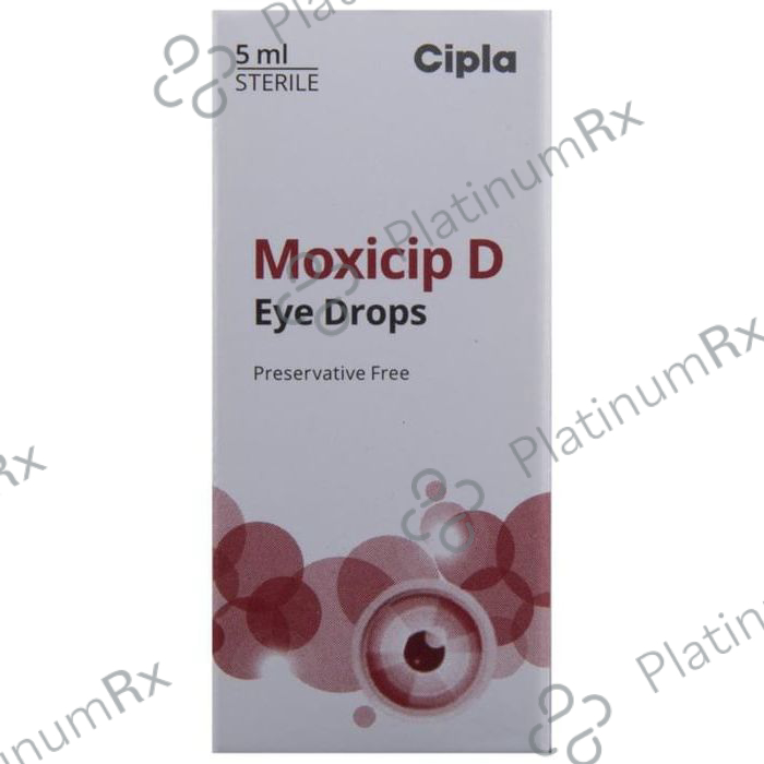 Moxicip D Eye Drop 5ml
