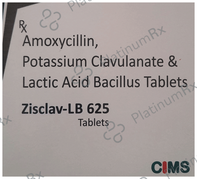 Zisclav-LB 625 Tablet