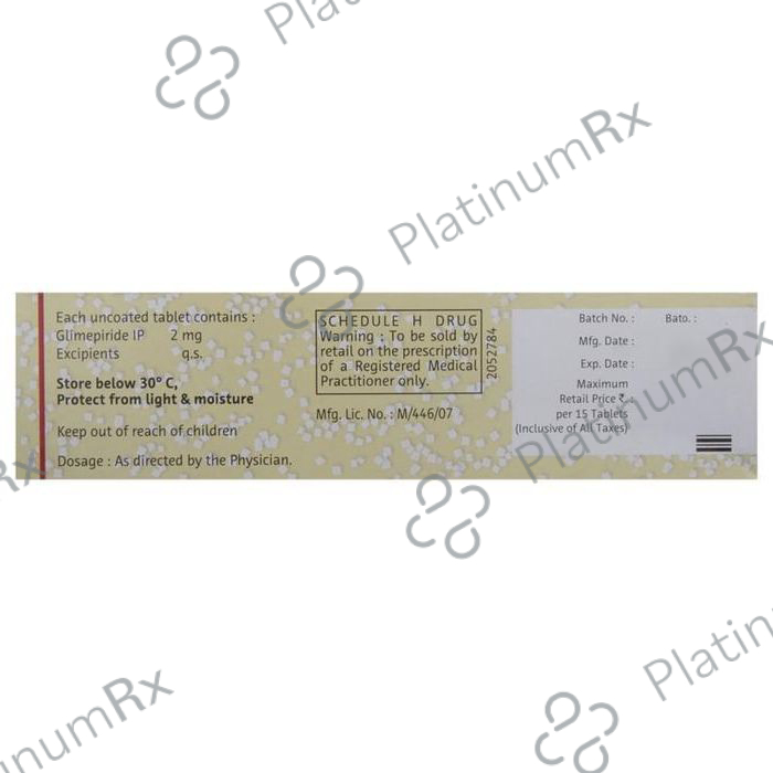Euglim 2mg Tablet 15s