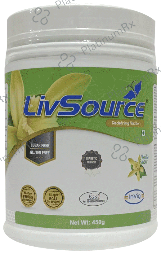 LivSource Powder Vanilla 450gm