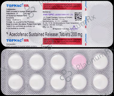 Topnac 200mg SR Tablet 10s