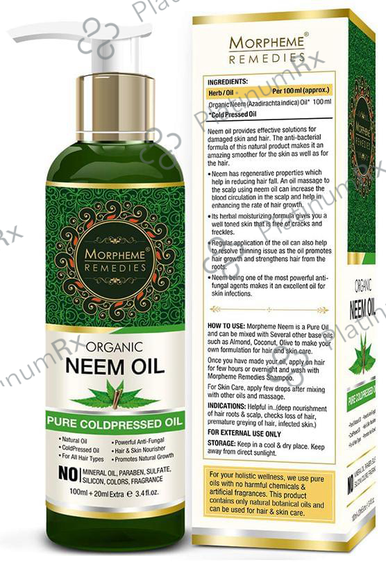 Morpheme Pure Organic Neem Oil 120 ml