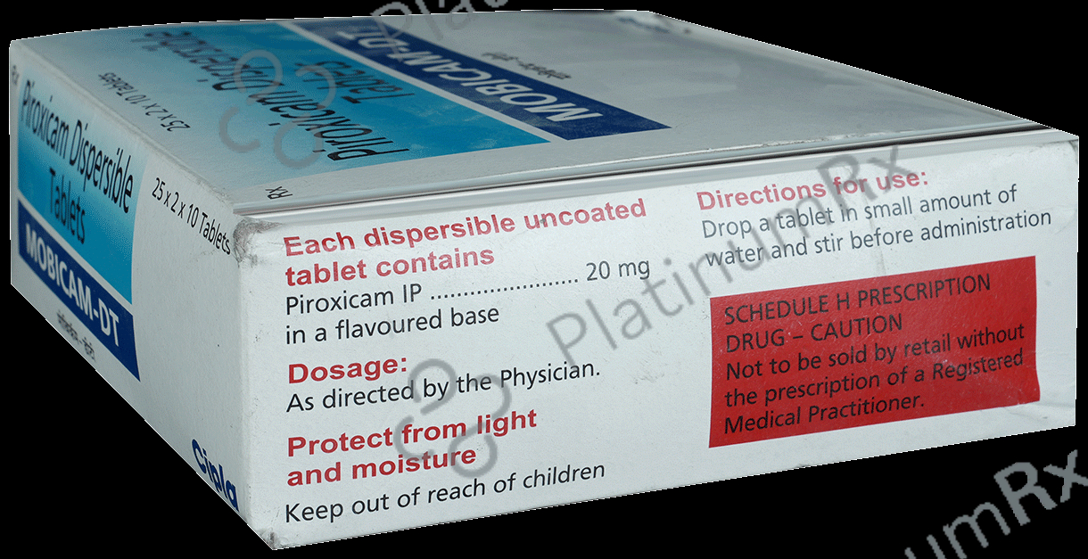 Mobicam 20mg Tablet DT 10s