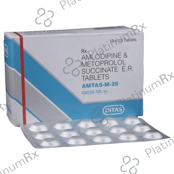 Amtas M 25/5mg Tablet PR 15s