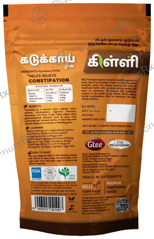 Killi Kadukkai Powder