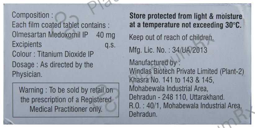 Olbet 40 Tablet