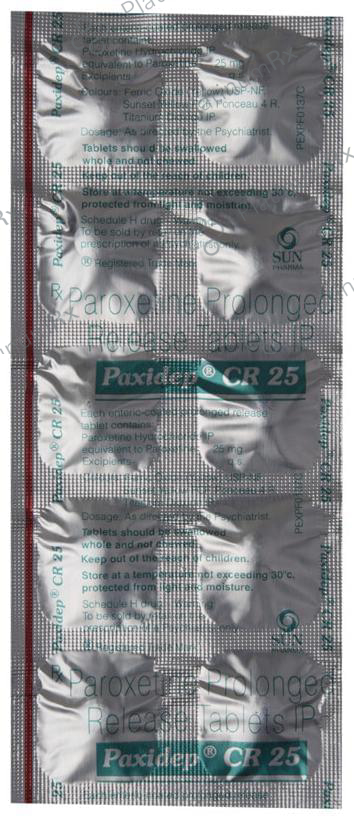 Paxidep CR 25mg Tablet 10s