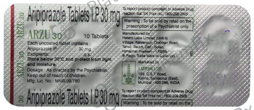 Arzu 30mg Tablet 10s