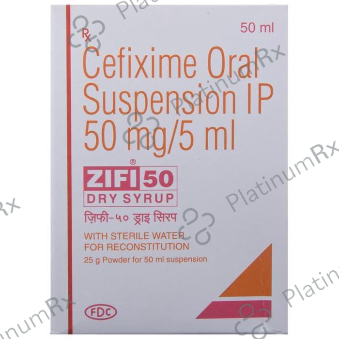 Zifi 50 Dry Syrup 50 Oral Suspension