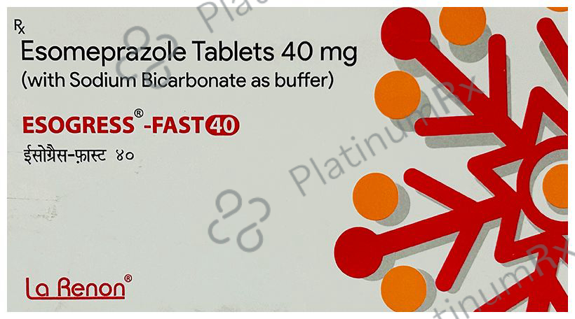 Esogress Fast 40mg Tablet 10s