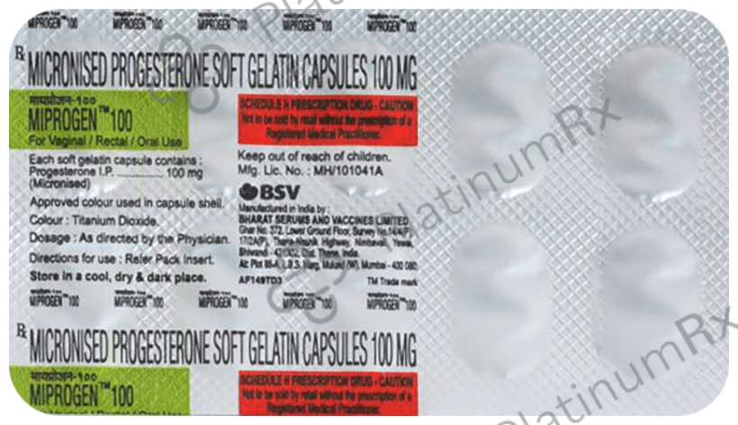 Miprogen 100mg Capsule