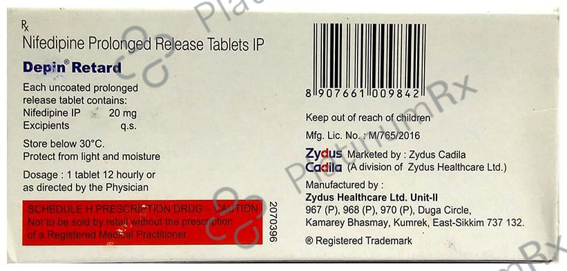 Depin Retard Tablet PR