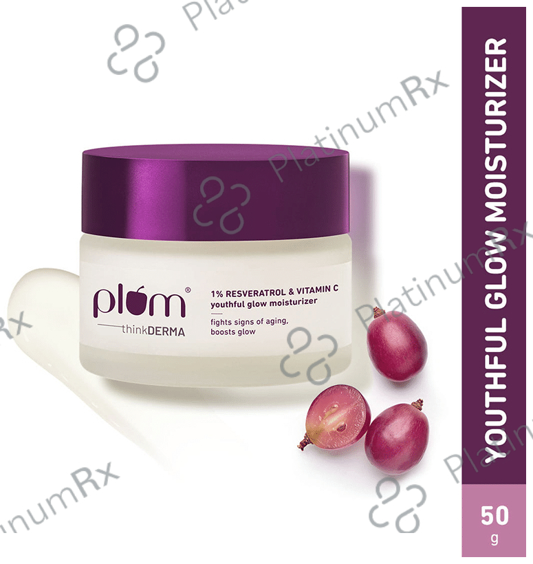Plum 1% Resveratrol & Vitamin C Youthful Glow Moisturizer