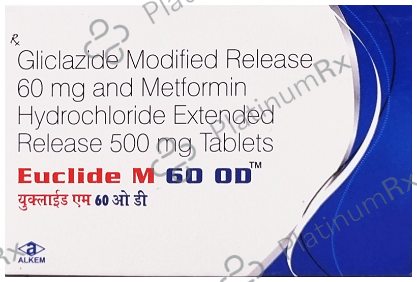 Euclide M 60 OD 60/500mg Tablet ER 10s