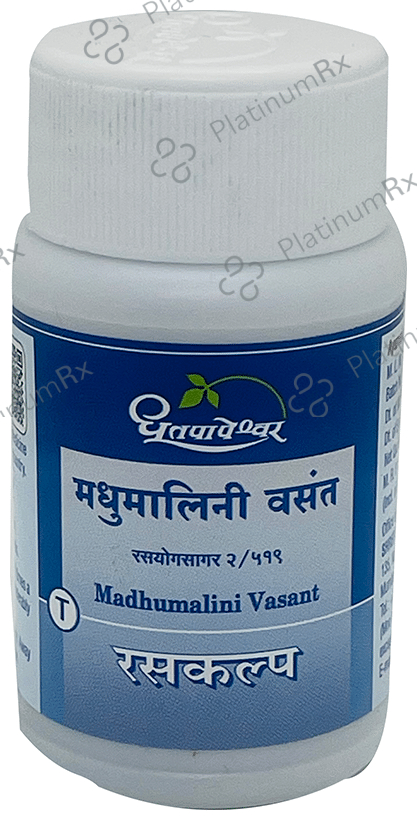 Dhootapapeshwar Madhumalini Vasant Tablet 60 tablets