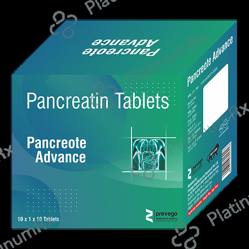 Pancreote Advance 212.5mg Tablet 10s