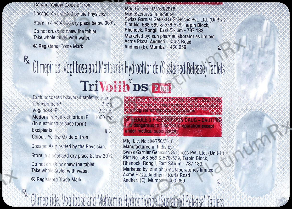 Trivolib DS 2mg/1000mg/0.2mg Tablet 10s