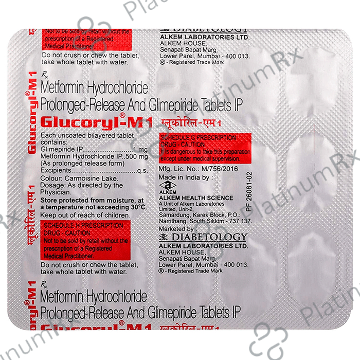 Glucoryl-M 1 Tablet PR