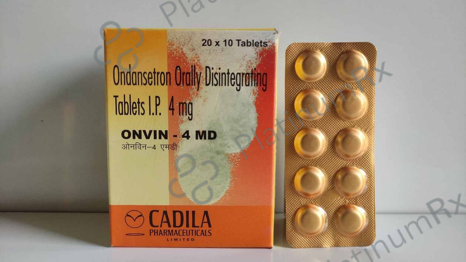 Onvin 4mg Tablet MD 10s
