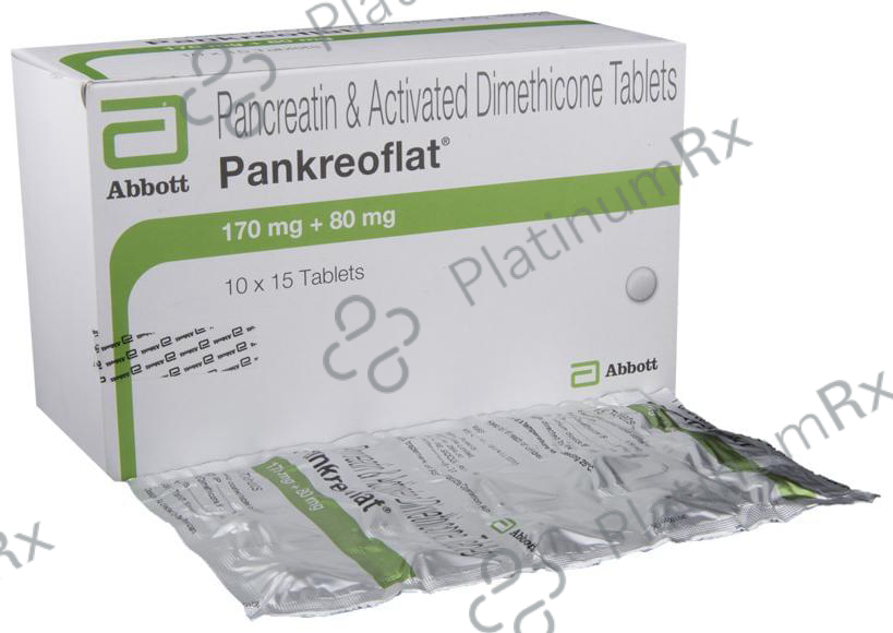 Pankreoflat 170/80mg Tablet 15s