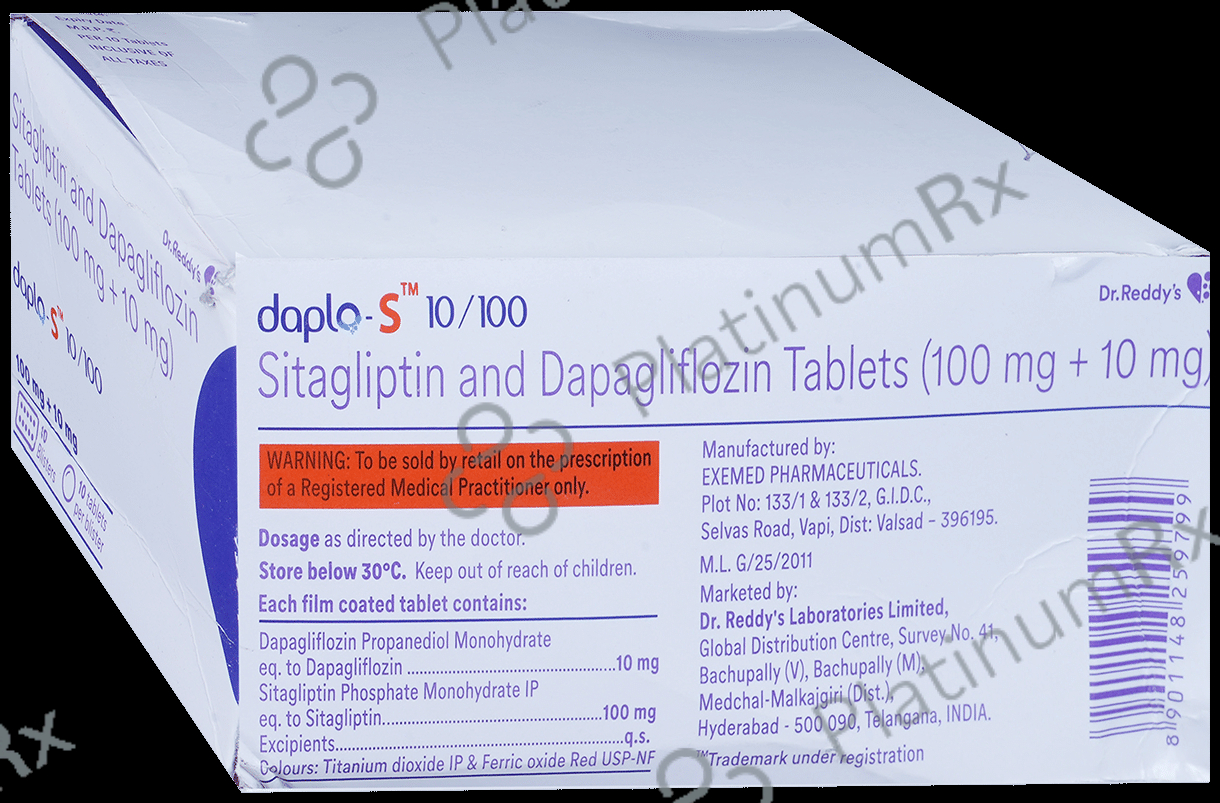 Daplo S 10/100mg Tablet 10s