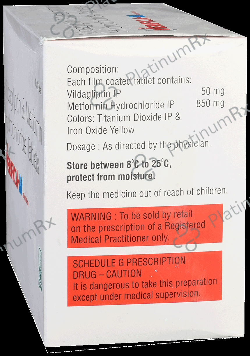 Verifica M 50/850mg Tablet 15s