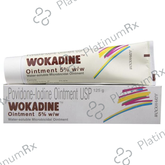 Wokadine 5% Ointment 125gm
