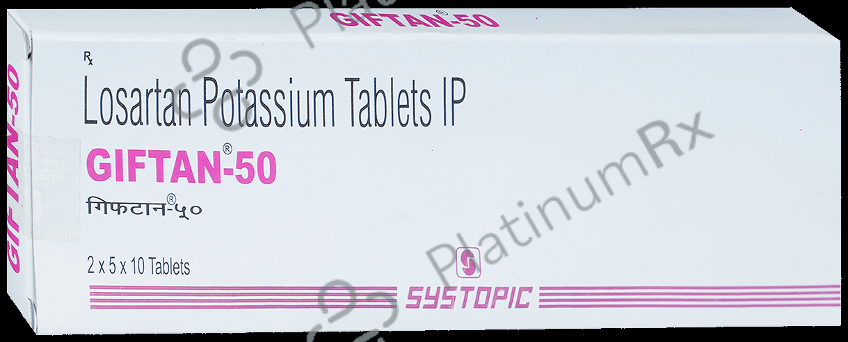 Giftan 50mg Tablet 10s