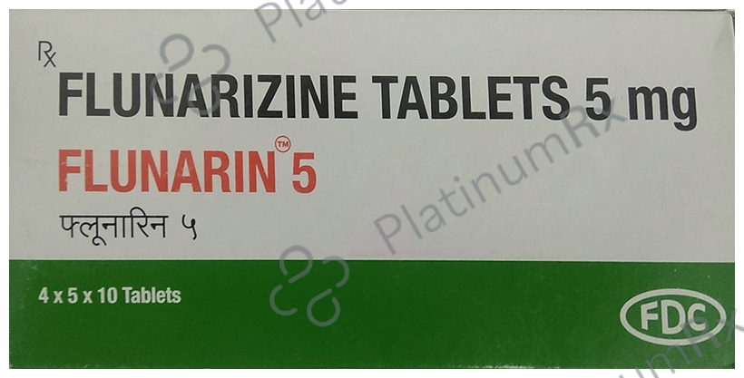 Flunarin 5mg Tablet 10s