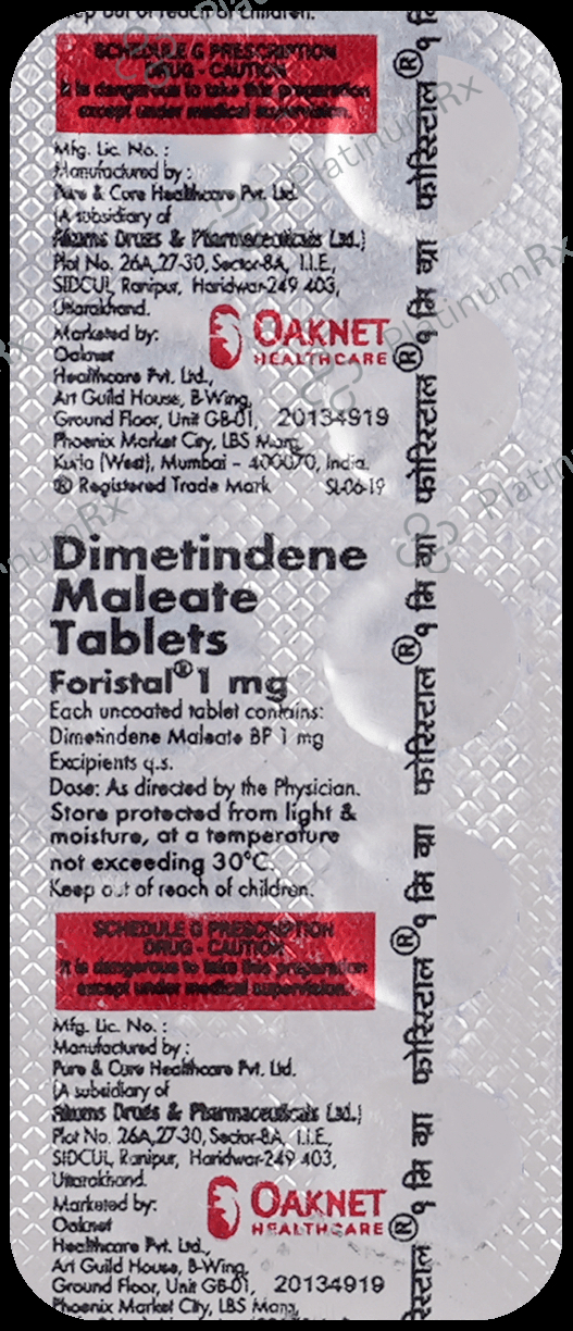 Foristal 1mg Tablet 10s