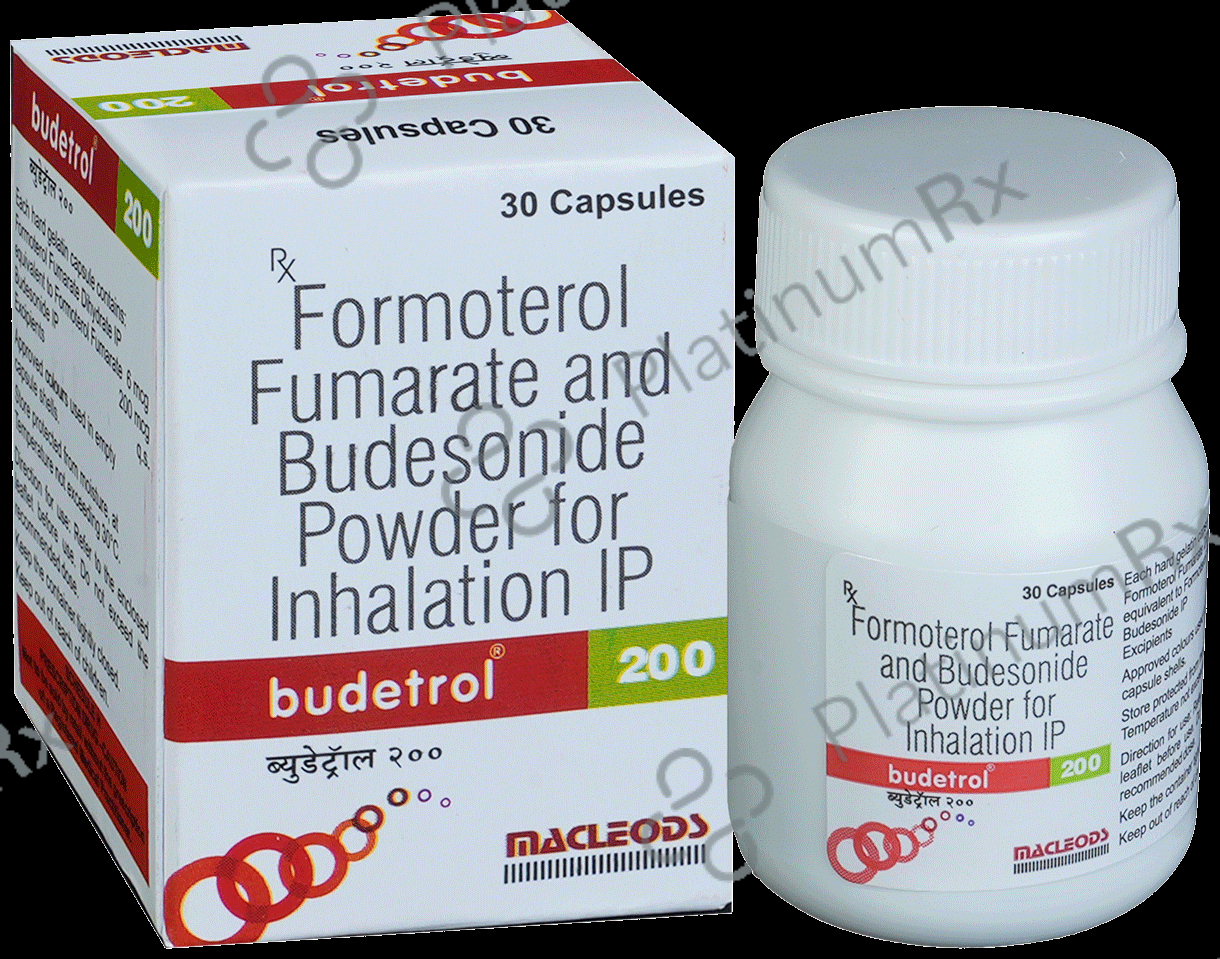 Budetrol 200/6mcg Rotacap 30s