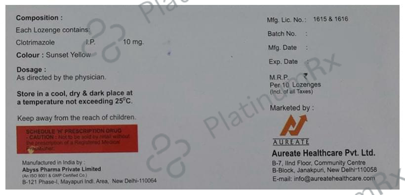 Cloral Lozenges Sugar Free
