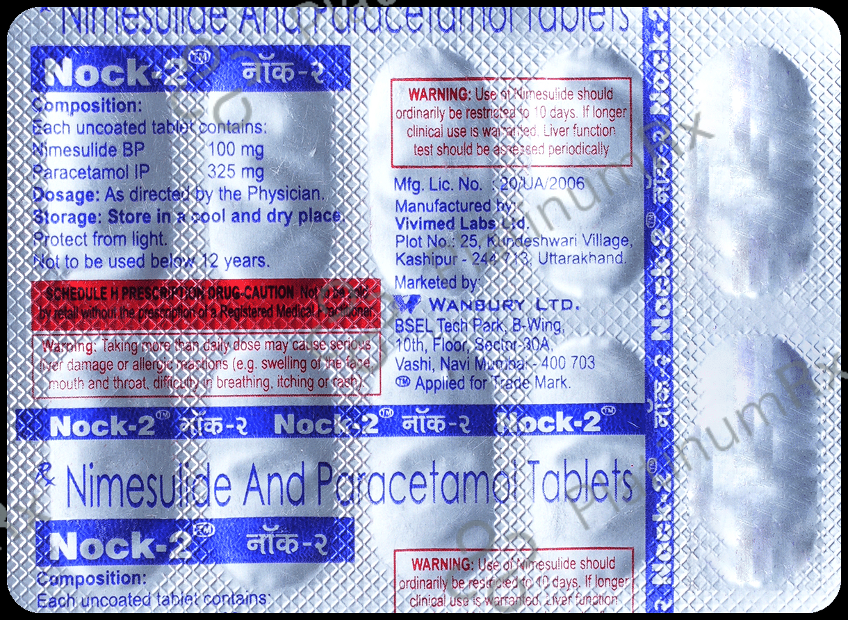 Nock 2 100/325mg Tablet 10s