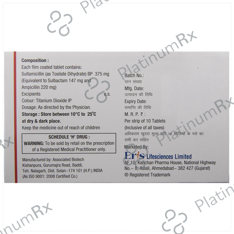 Recontrex 375mg Tablet 10s