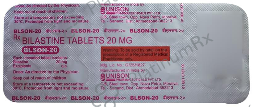 Blson 20mg Tablet