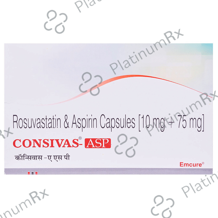 Consivas Asp 75/10mg Capsule 10s