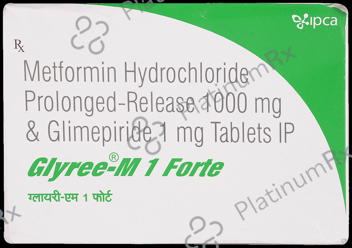 Glyree M 1/100mg Forte Tablet PR 10s