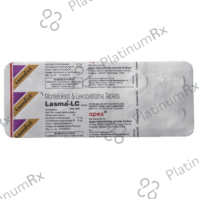 Lasma LC 5/10mg Tablet 10s