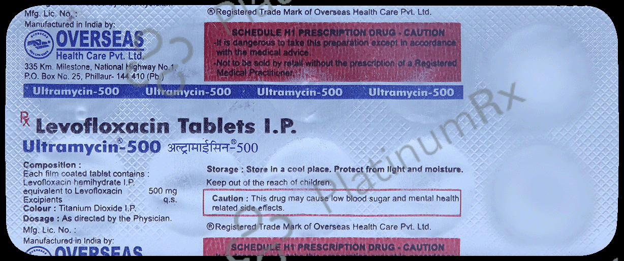 Ultramycin 500mg Tablet