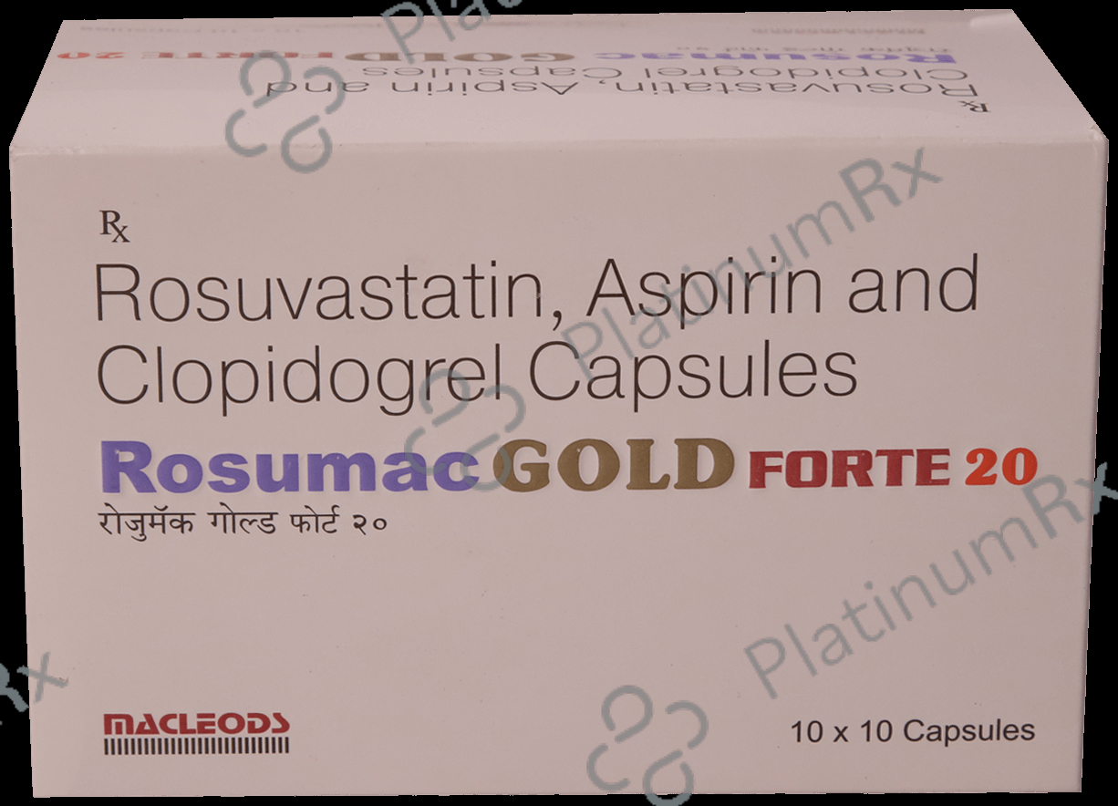 Rosumac Gold Forte 20mg Capsule 10s
