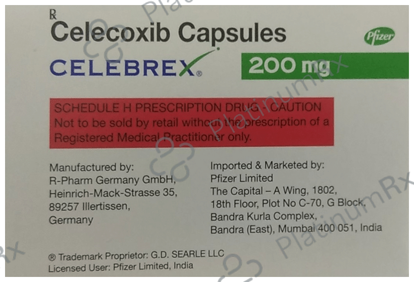 Celebrex 200mg Capsule 10s