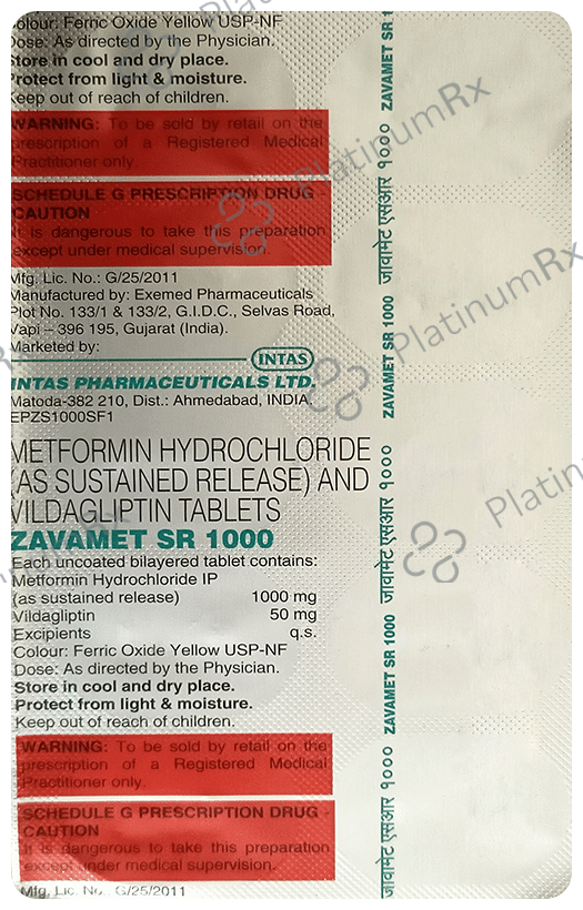 Zavamet SR 1000 Tablet